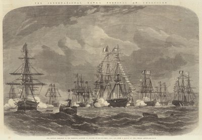 The International Naval Festival at Cherbourg by Edwin Weedon